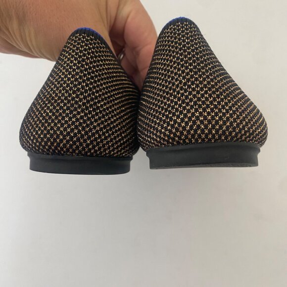 Rothy's Double Buckle Mary Jane Shoes Bronzite - Picture 6 of 9